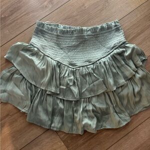 Altar'd State Sage Ruffled Mini Skirt Willing to accept offers!!!
